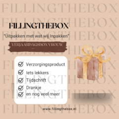 Verjaardag Box Vrouw  / Happy Birthday Box