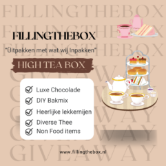 High Tea Box Geef eens een High Tea Cadeau in een leuke cadeaubox DIY