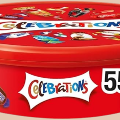 Grote Box Celebrations 550grs.