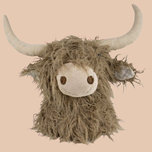 Mars & More Grote Kop Schotse Hooglander Knuffel - Afbeelding 3