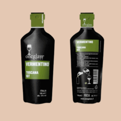 ONEGLASS Wijncadeau 100ml. VERMENTINO TOSCANE