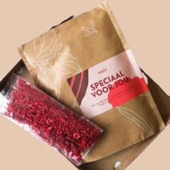 PINEUT BRIEVENBUS- CADEAU BROWNIE FRAMBOOS