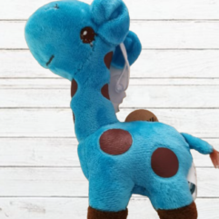 Giraffe Knuffeltje Blauw