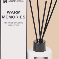 Housevitamin Geurstokjes en 30ml. Geurolie Warm Memories