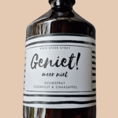 Vivir Sfeer – Roomspray – Geniet! 500ml.