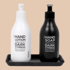 KUMAI Dark Cypress Giftbox Handzeep+Handlotion+Tray