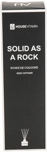 Housevitamin Geurstokjes en 100ml. Geurolie Solid as a Rock - Afbeelding 3