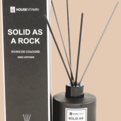 Housevitamin Geurstokjes en 100ml. Geurolie Solid as a Rock