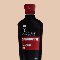 ONEGLASS Wijncadeau 100ml. SANGIOVESE TOSCANE